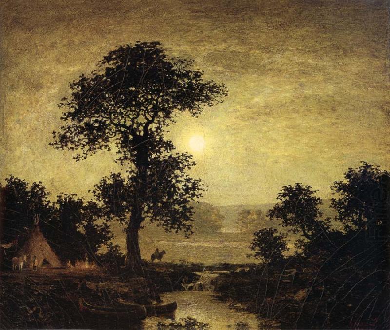 Ralph Blakelock Moonlight china oil painting image